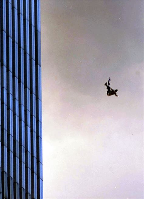 jumping from wtc|Falling Bodies, a 9/11 Image Etched in Pain .